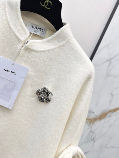 Chan NEW Bow-tie cape coat