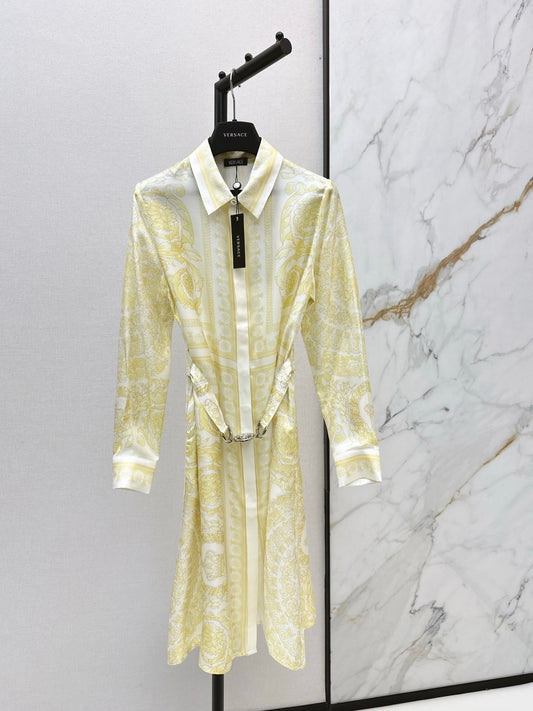 Ver NEW Printed silk dress