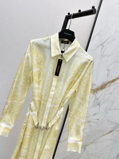 Ver NEW Printed silk dress