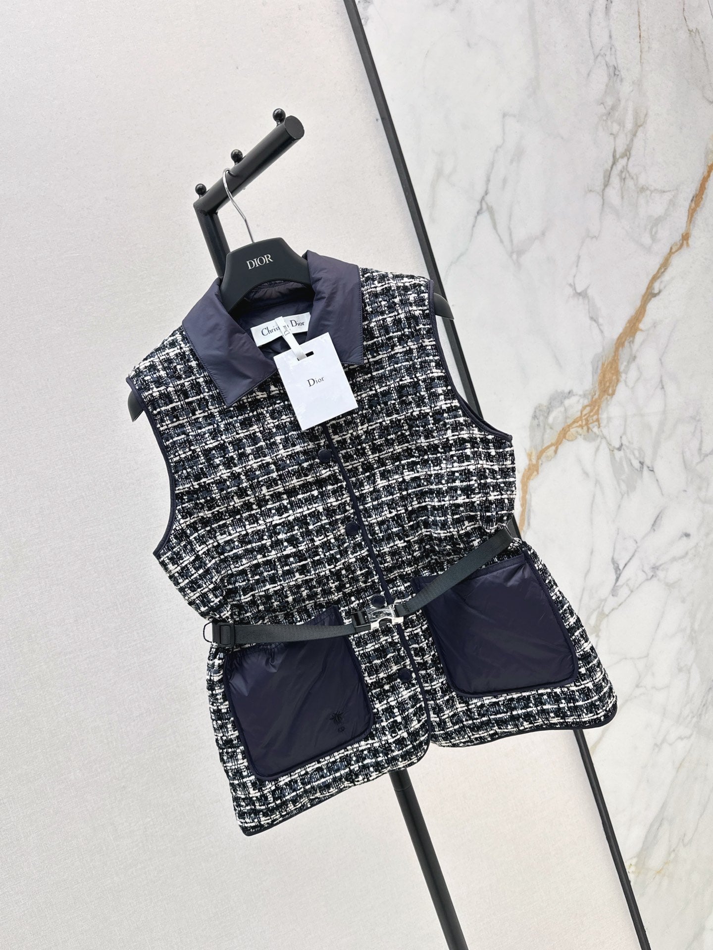 CD NEW Woven down Vest jacket