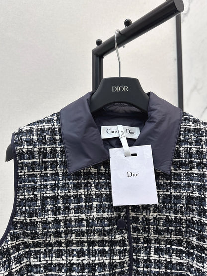 CD NEW Woven down Vest jacket