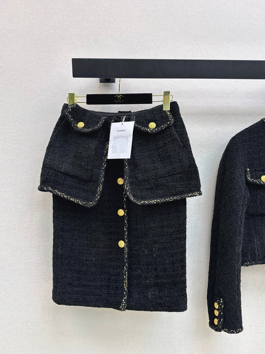 Chan NEW woven 2in1 skirt