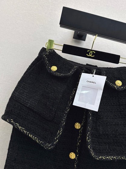 Chan NEW woven 2in1 skirt