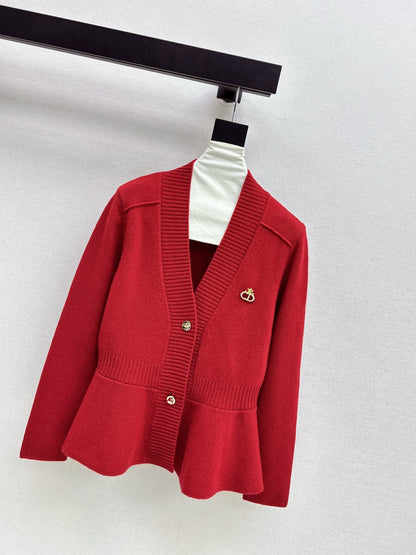 CD NEW V-neck cardigan