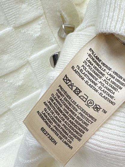 Herm NEW Checked knit cardigan