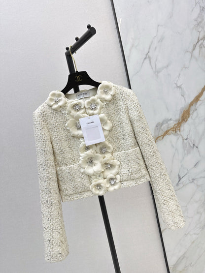 Chan NEW floral woven jacket