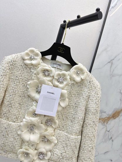 Chan NEW floral woven jacket