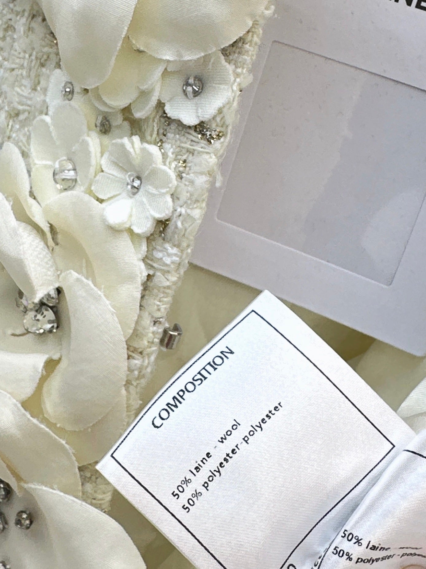 Chan NEW floral woven jacket