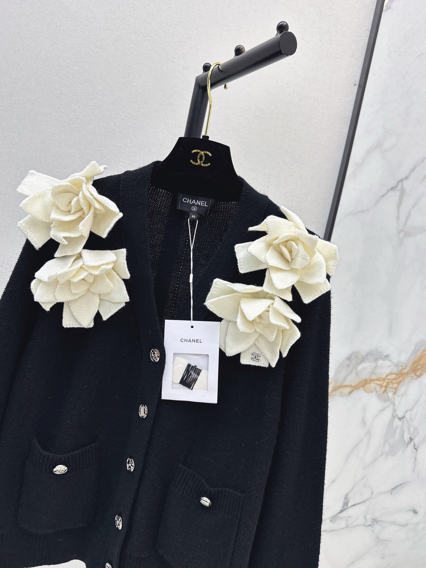 Chan NEW flora knit cardigan