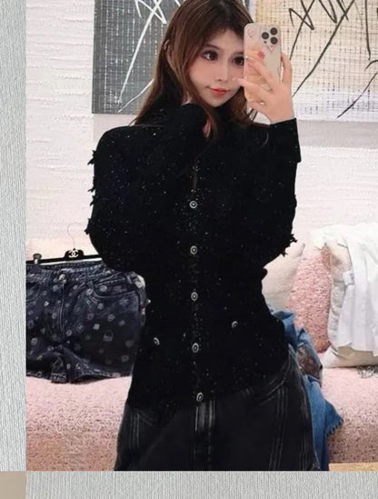 Chan NEW sequins cardigan