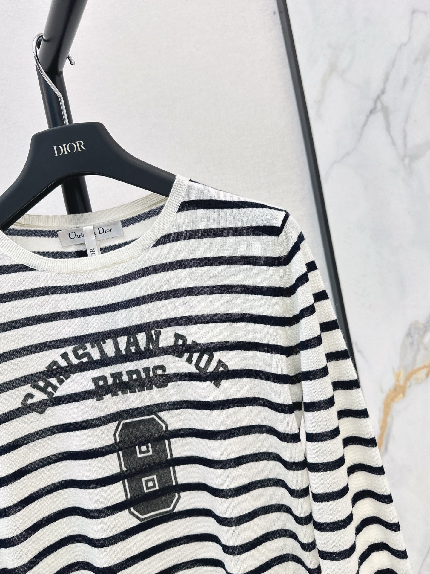 CD NEW stripe knit basic tee