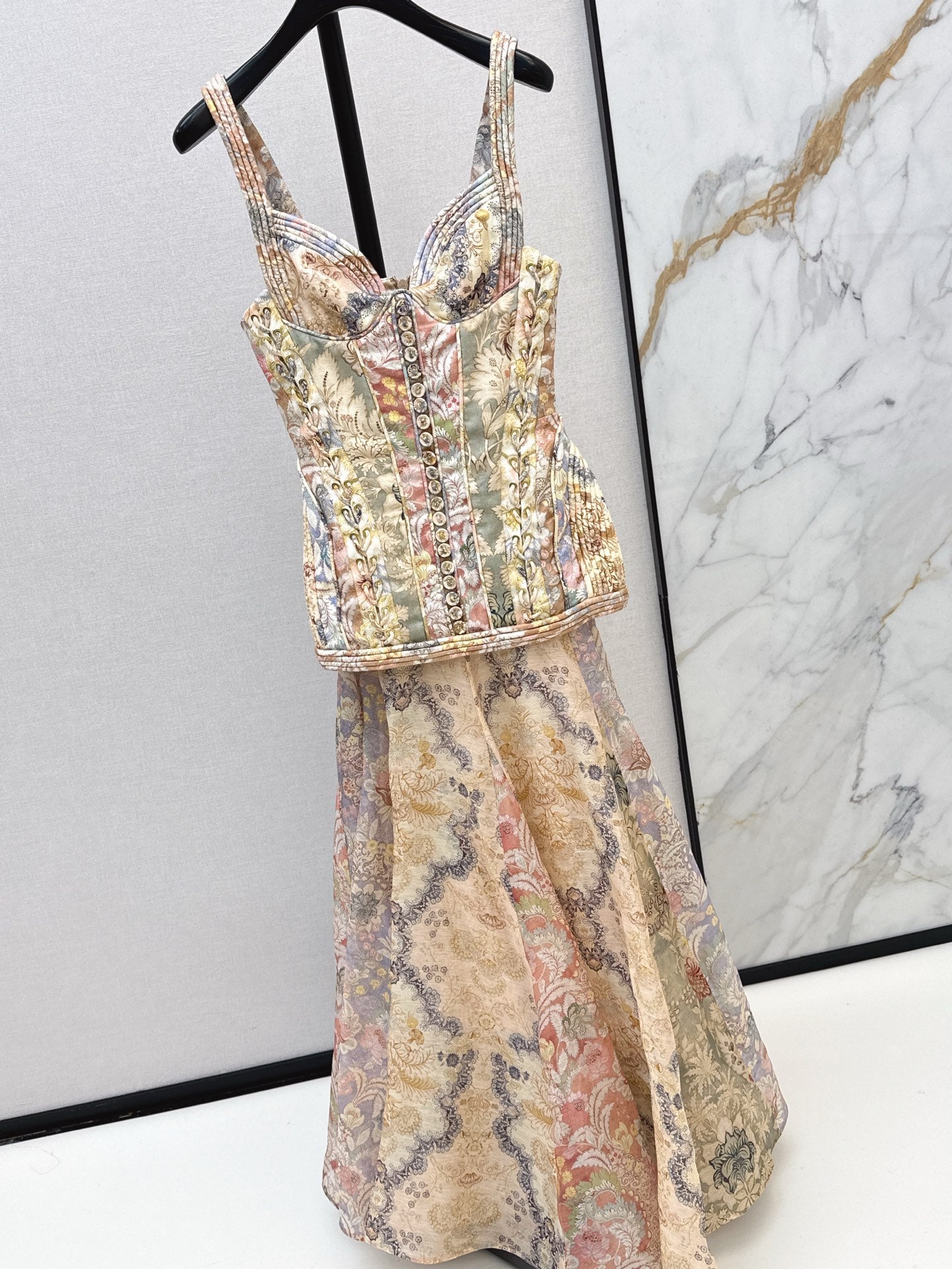 Zimm NEW print tube top dress