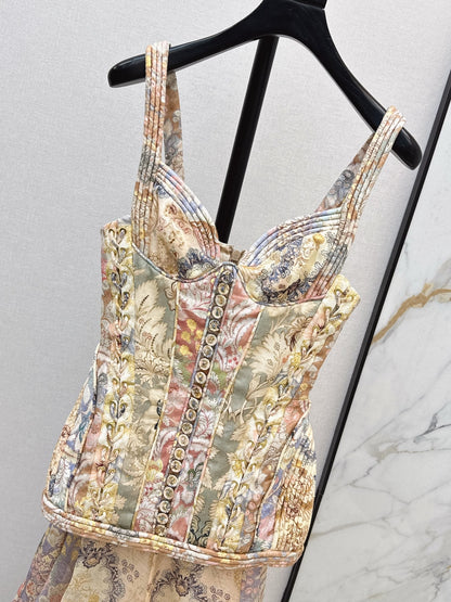 Zimm NEW print tube top dress