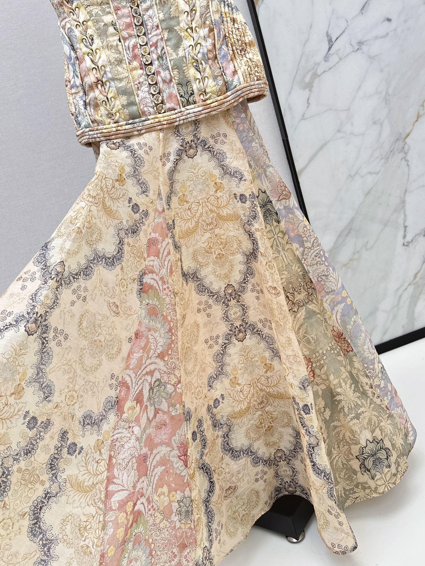 Zimm NEW print tube top dress