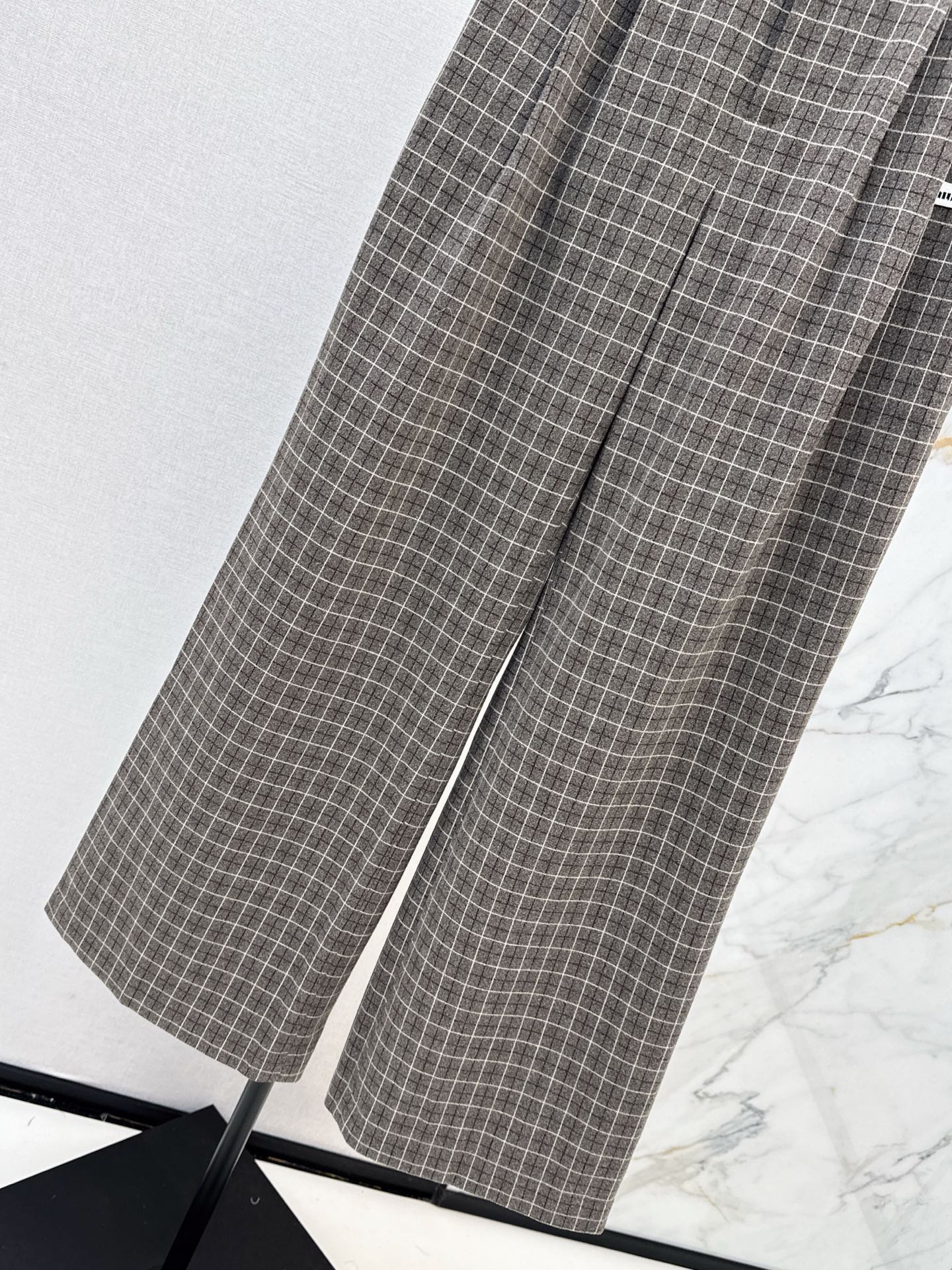 Miu NEW Retro plaid pants