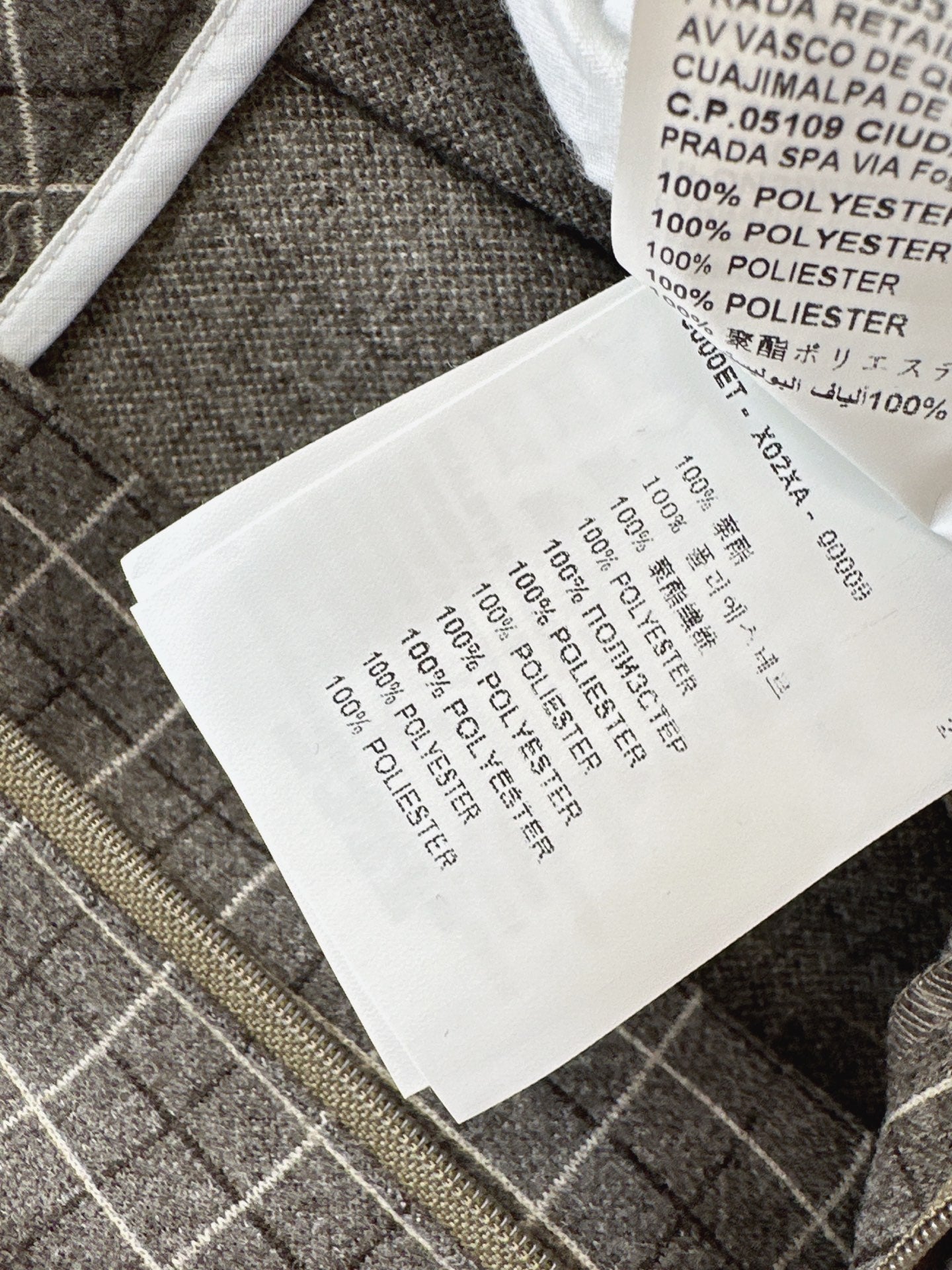 Miu NEW Retro plaid pants