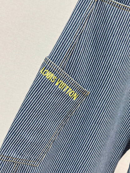 Louis NEW stripe wide-leg jeans