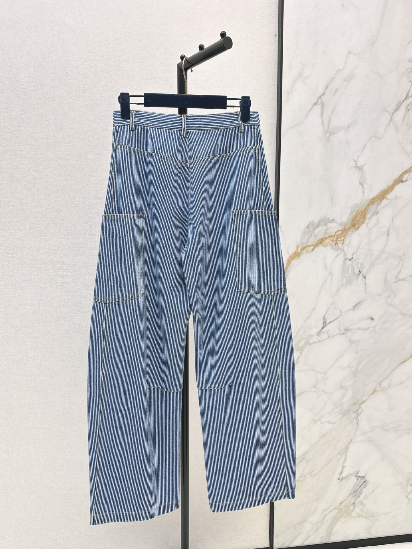 Louis NEW stripe wide-leg jeans