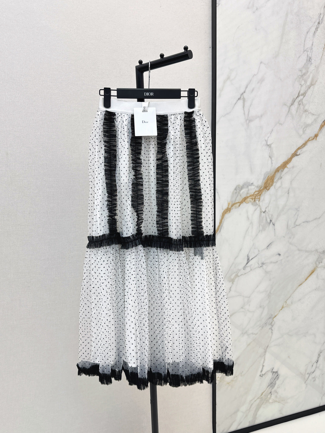 CD NEW polka dot mesh skirts