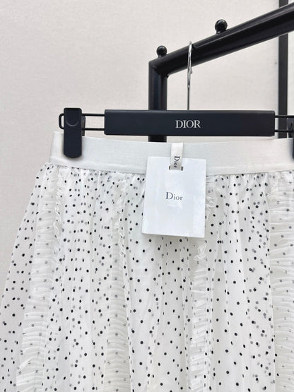 CD NEW polka dot mesh skirts