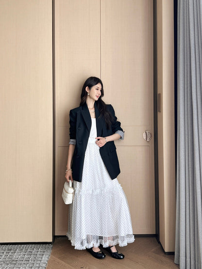 CD NEW polka dot mesh skirts