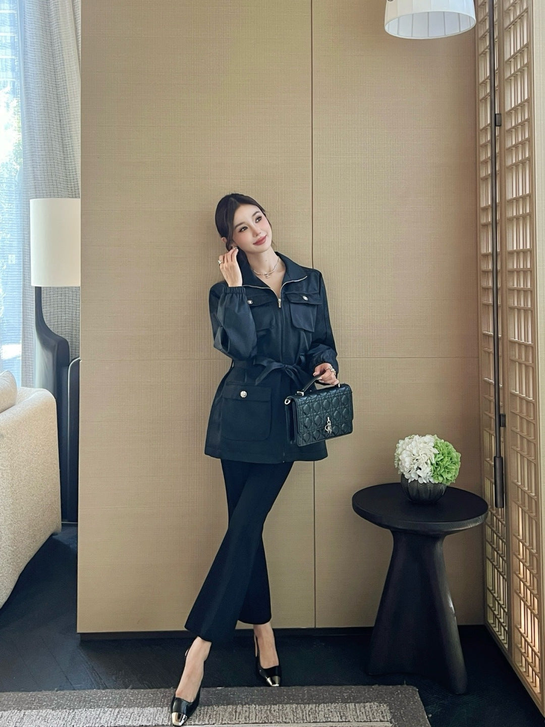 Chan NEW belted jacket