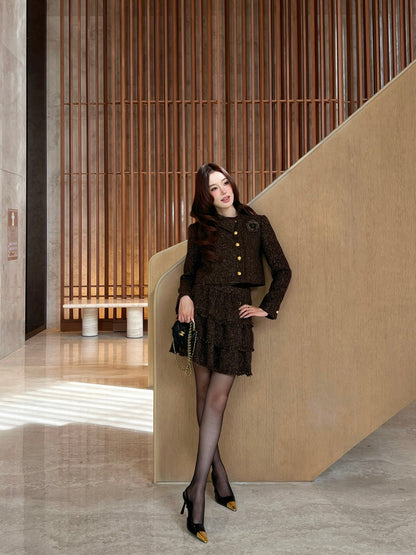 Chan NEW fringe woven skirts