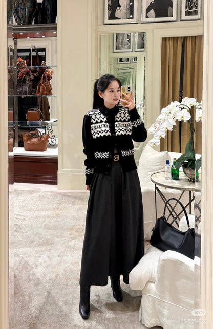 Ral NEW fair isle knit cardigan