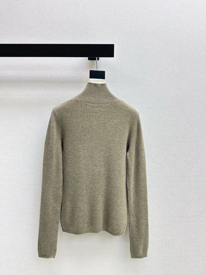 Brun NEW zip-up sweater