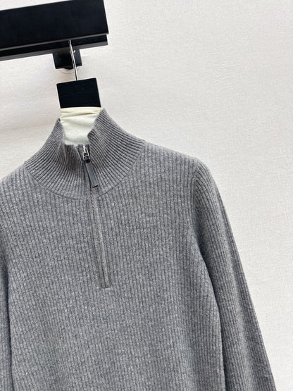 Brun NEW zip-up sweater