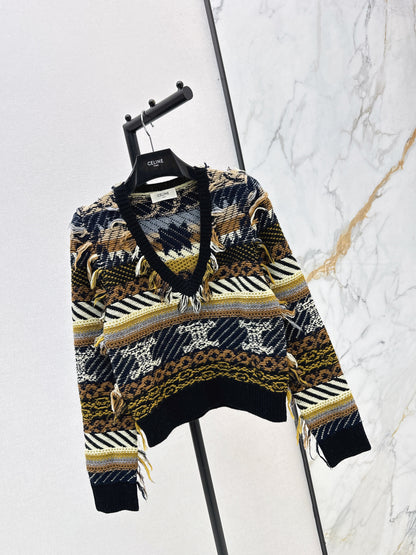 Celi NEW tassel knit sweater