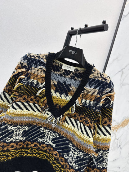 Celi NEW tassel knit sweater