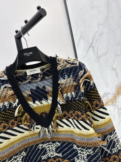 Celi NEW tassel knit sweater