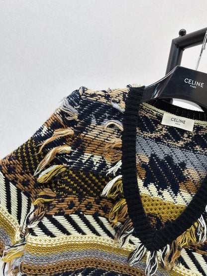 Celi NEW tassel knit sweater