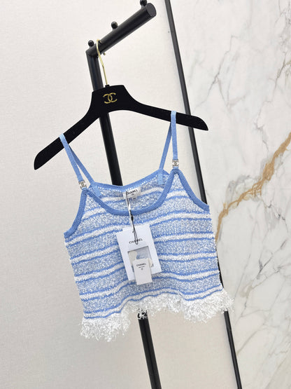 Chan NEW tassel knit camisole