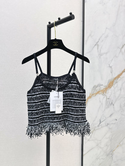 Chan NEW tassel knit camisole