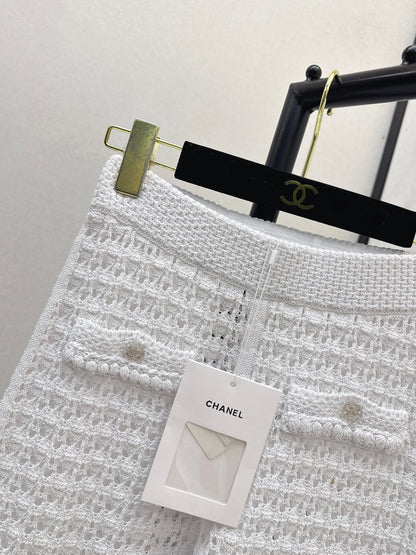 Chan NEW hollow knit pants