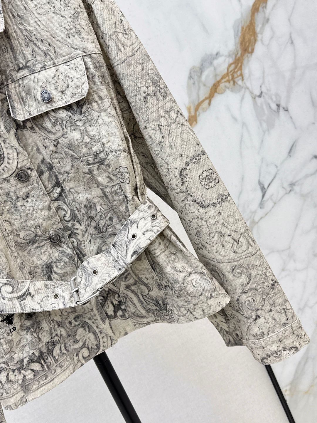 CD NEW printed denim jacket