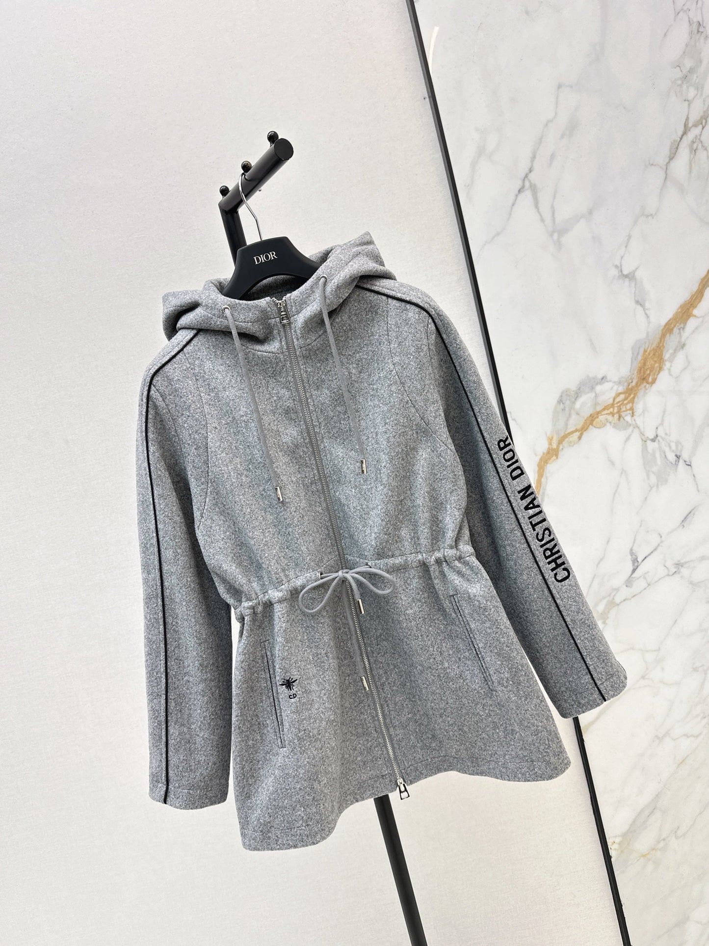 CD NEW drawstring hooded jacket