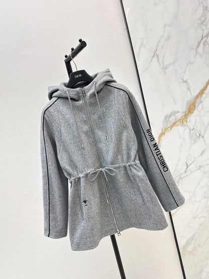 CD NEW drawstring hooded jacket