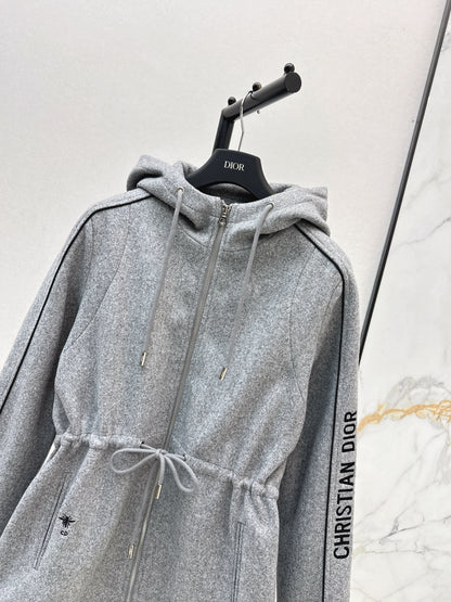 CD NEW drawstring hooded jacket