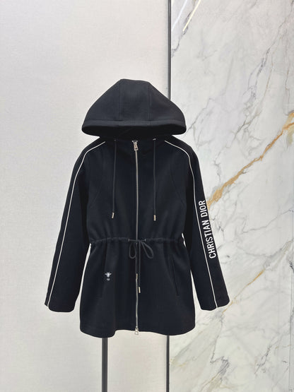 CD NEW drawstring hooded jacket