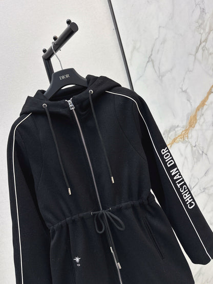 CD NEW drawstring hooded jacket