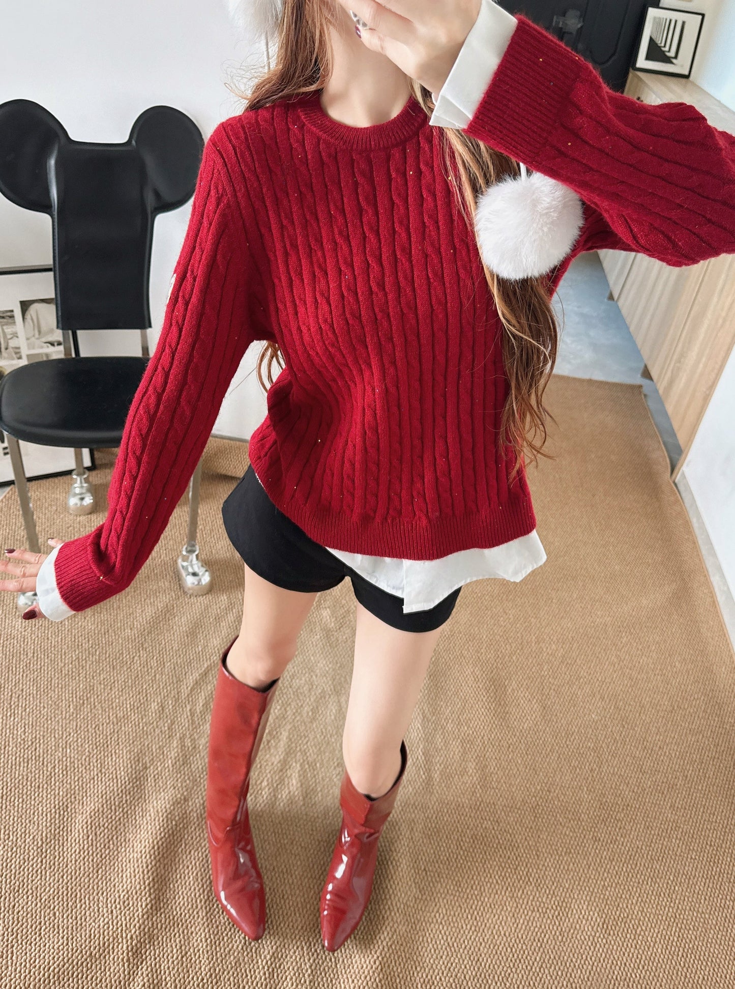 Monc NEW contract knit sweater