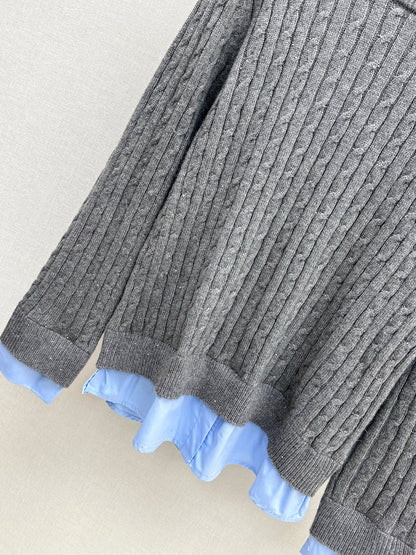 Monc NEW contract knit sweater