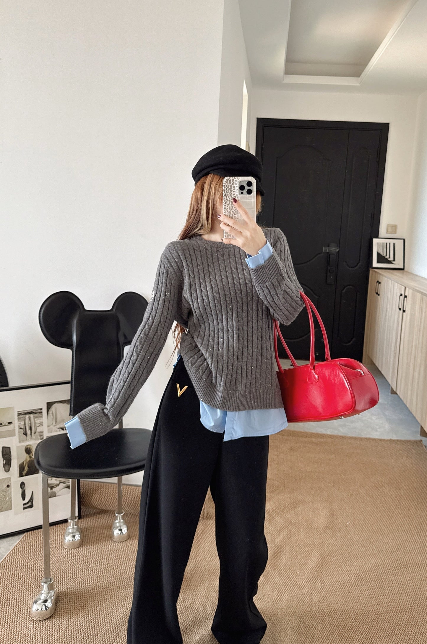 Monc NEW contract knit sweater