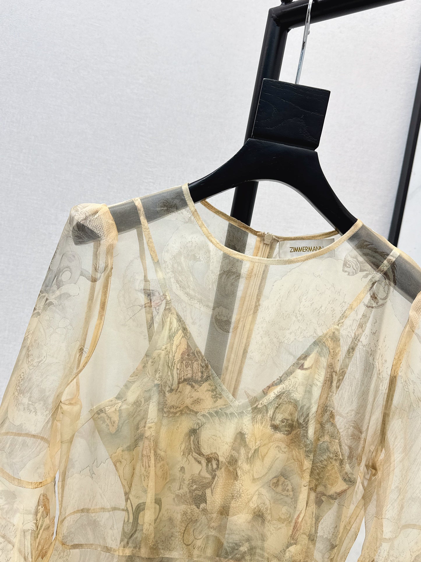 Zimm NEW silk printed dress