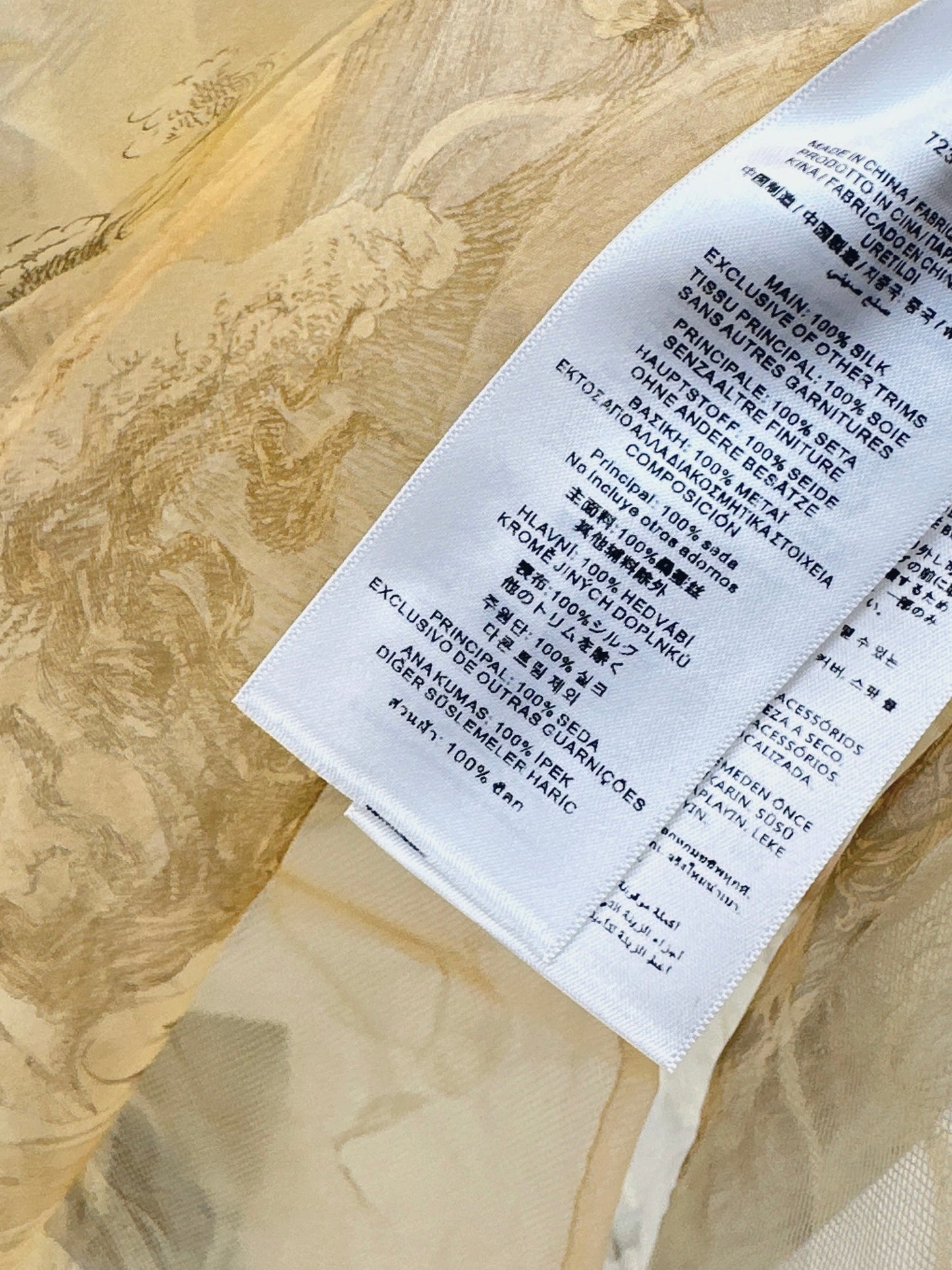 Zimm NEW silk printed dress