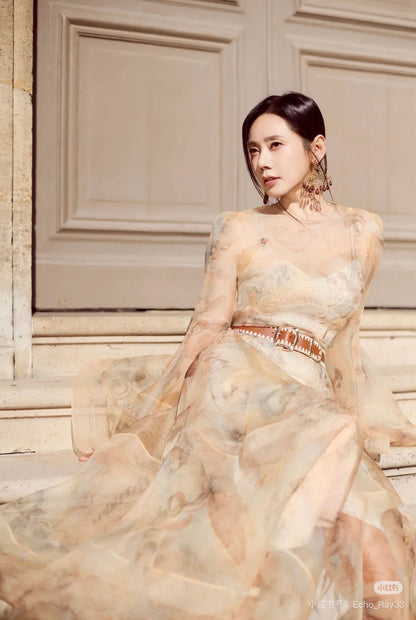 Zimm NEW silk printed dress