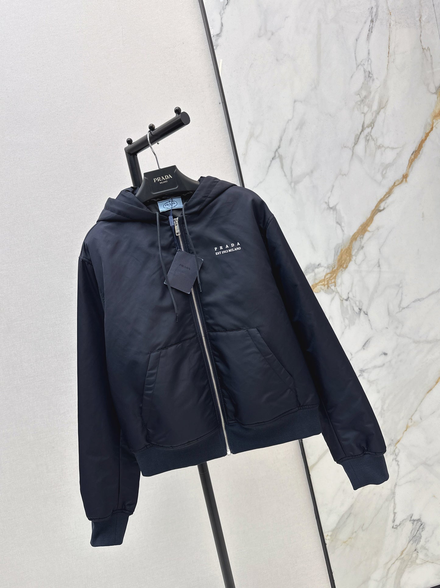 Pra NEW drawstring padded jacket